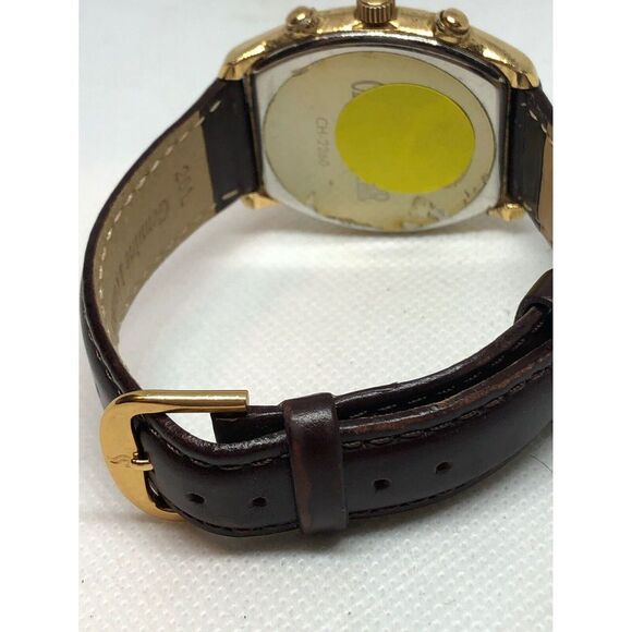 Fossil CH2260 Unisex Brown Leather Analog Dial Quartz Genuine Wrist Watch HG99 - Picture 8 of 9